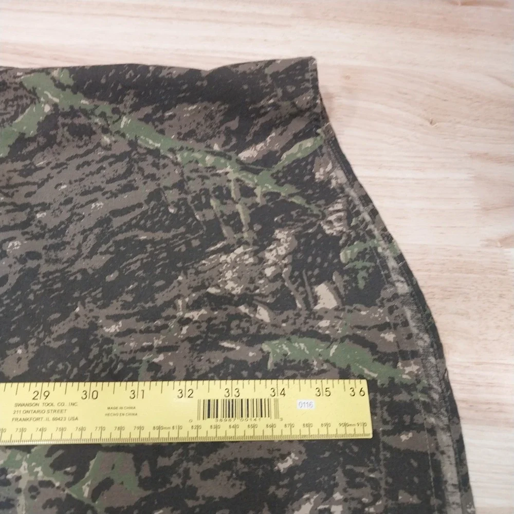 Tiger Hill Fishing Shirt Mens Camo Performance Poplin 4XL Tall Camouflage